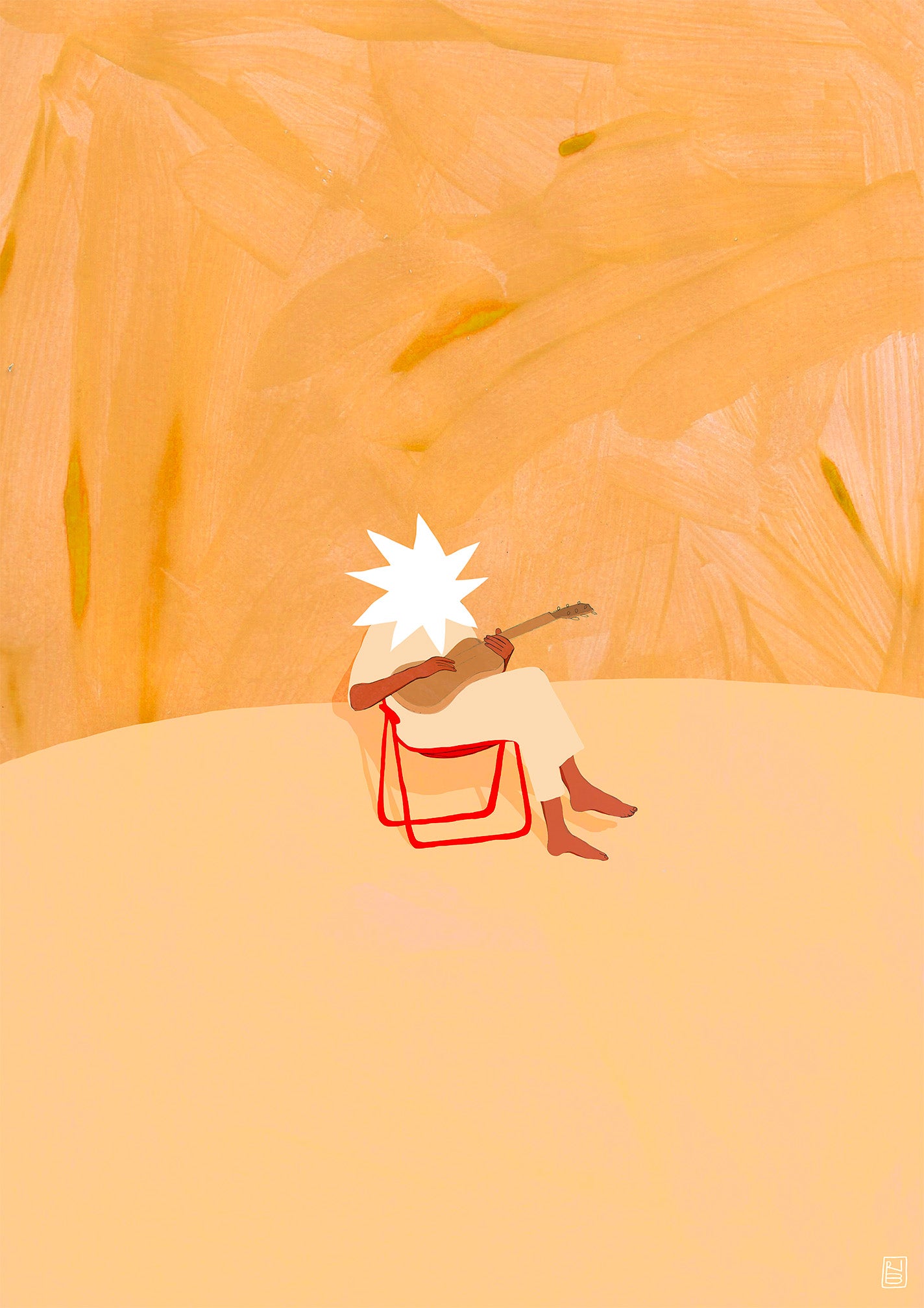 Sahara Guitarist