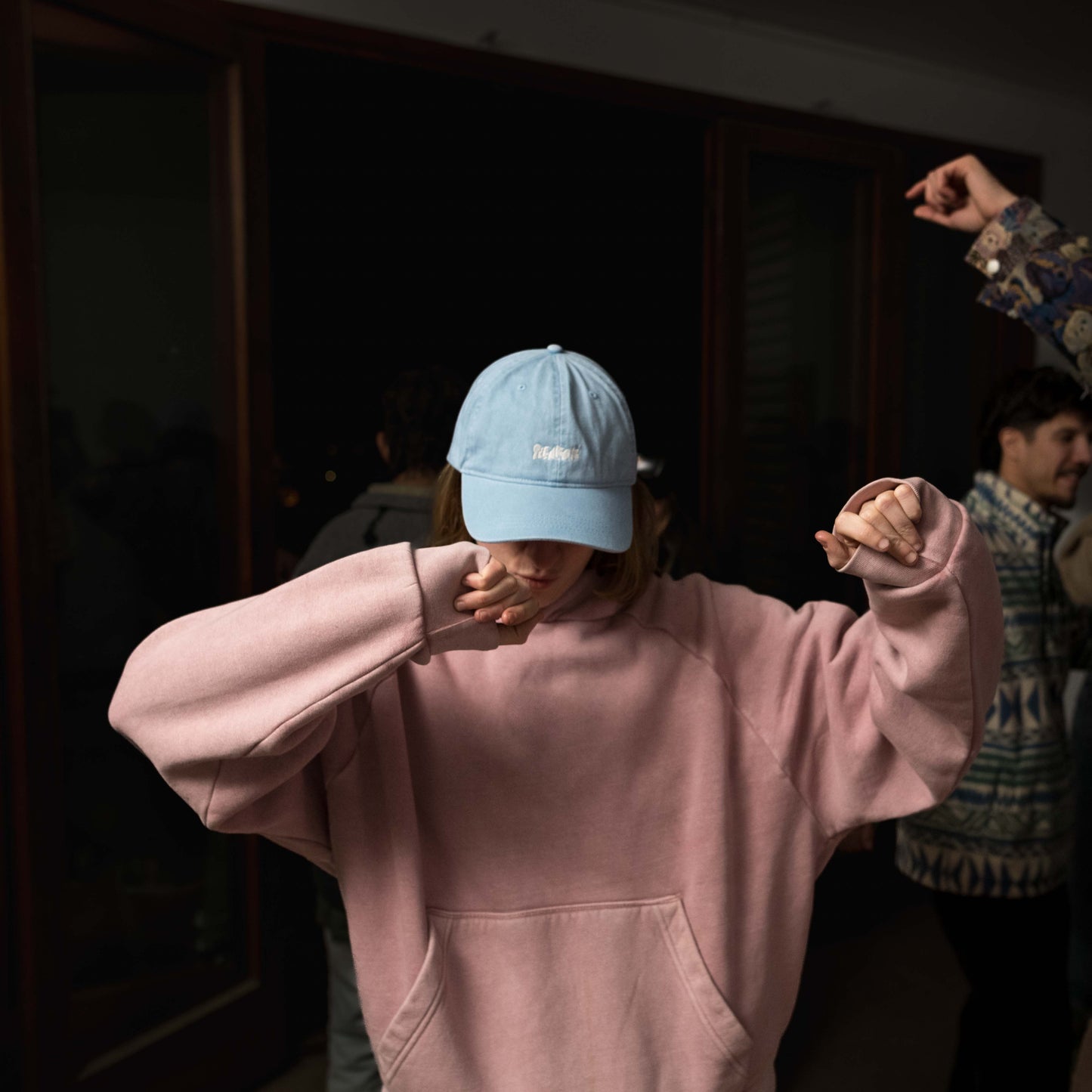 ORGANIC COTTON CAP AQUA