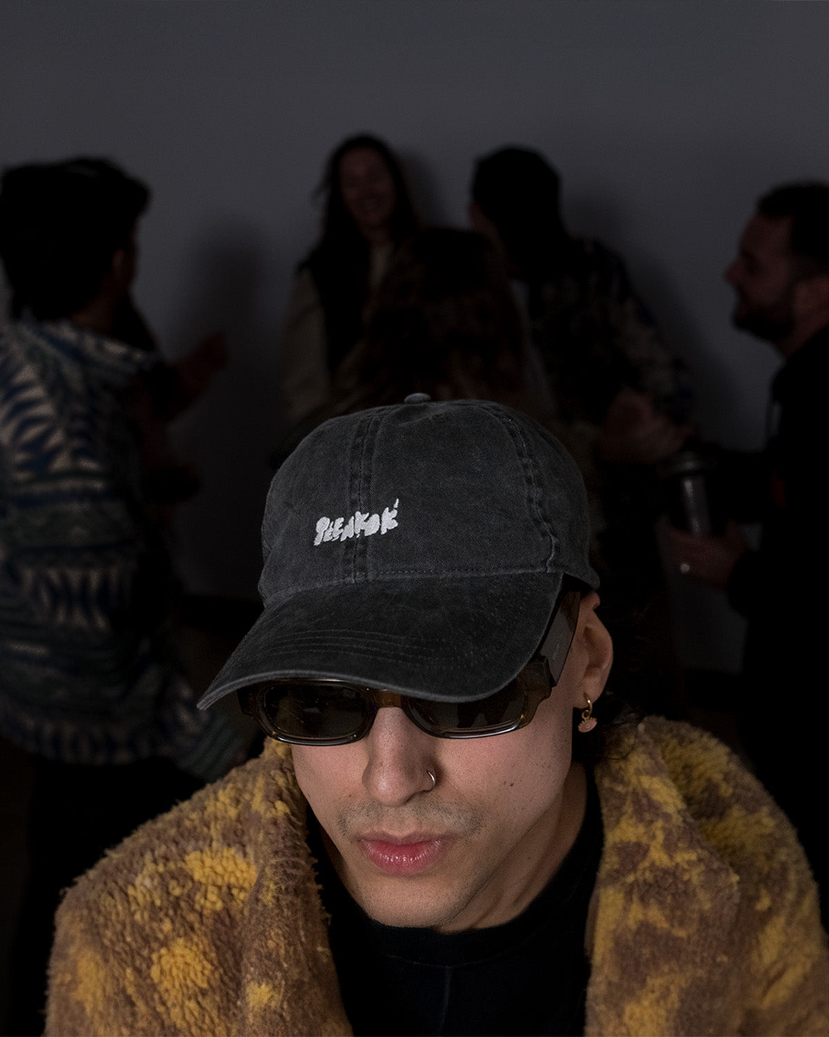 ORGANIC COTTON CAP BLACK