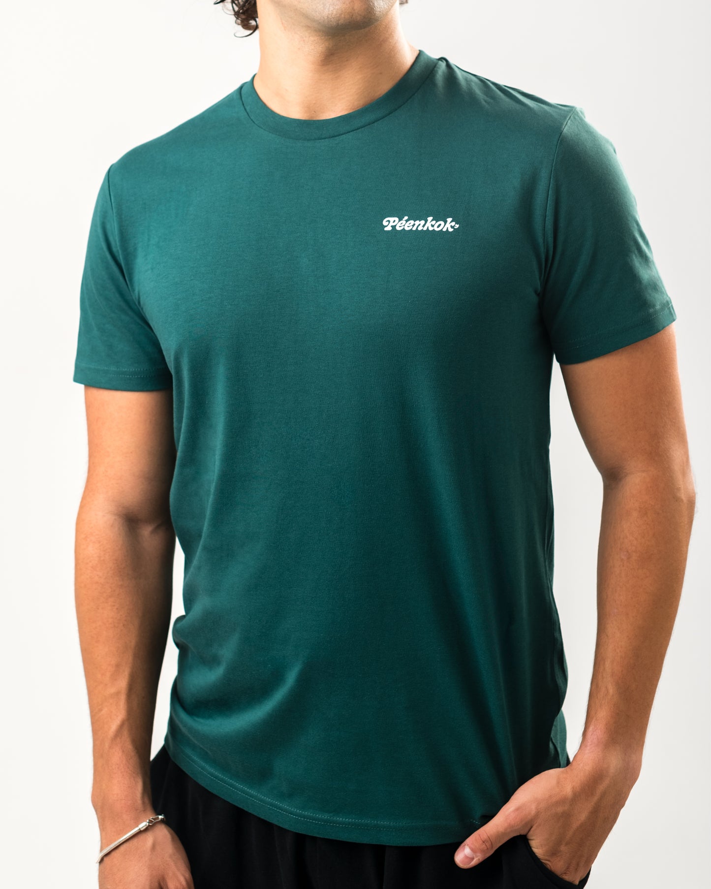 BASIC ORGANIC COTTON GREEN T-SHIRT
