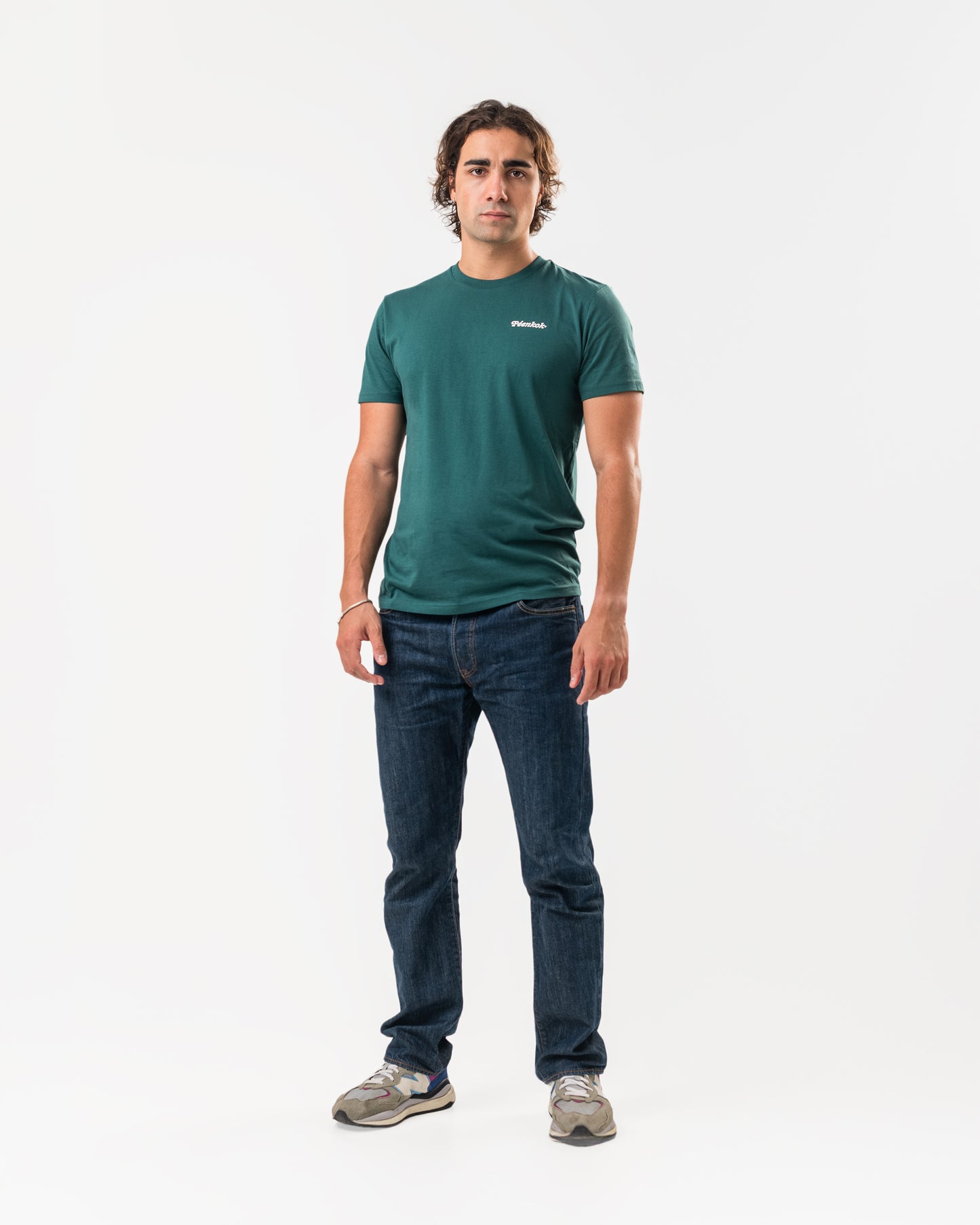 BASIC ORGANIC COTTON GREEN T-SHIRT